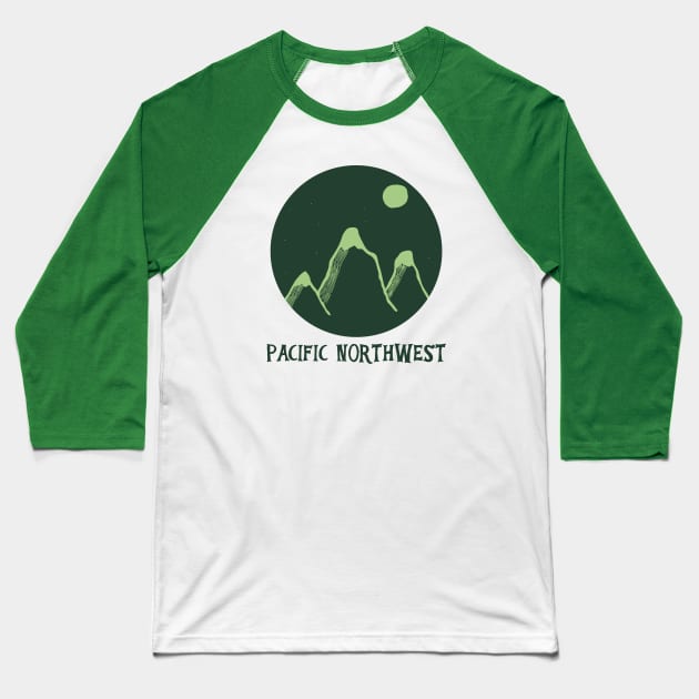 Pacific Northwest Baseball T-Shirt by happysquatch